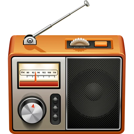 📻 Стикер «Vintage Radio» для Telegram