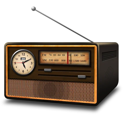 📻 Стикер «Vintage Radio» для Telegram