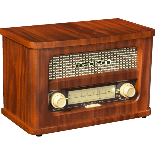 📻 Стикер «Vintage Radio» для Telegram
