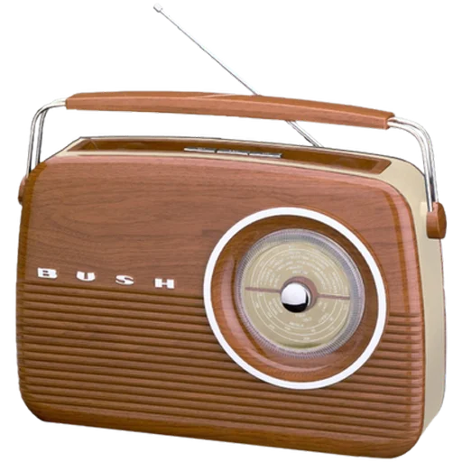 📻 Стикер «Vintage Radio» для Telegram