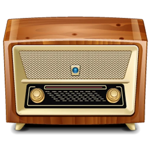 📻 Стикер «Vintage Radio» для Telegram