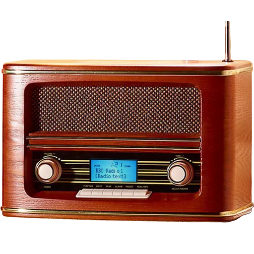 📻 Стикер «Vintage Radio» для Telegram
