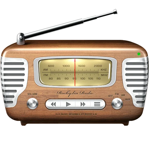 📻 Стикер «Vintage Radio» для Telegram