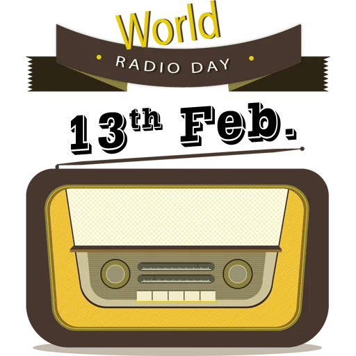📻 Стикер «Vintage Radio» для Telegram