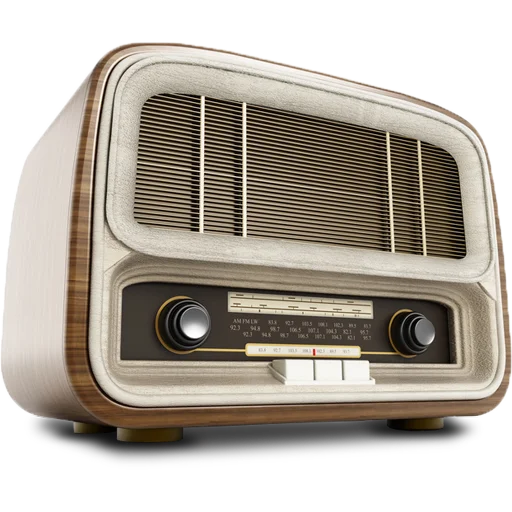 📻 Стикер «Vintage Radio» для Telegram