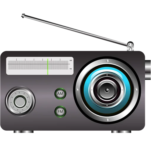 📻 Стикер «Vintage Radio» для Telegram