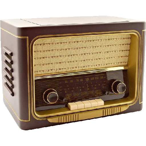 📻 Стикер «Vintage Radio» для Telegram