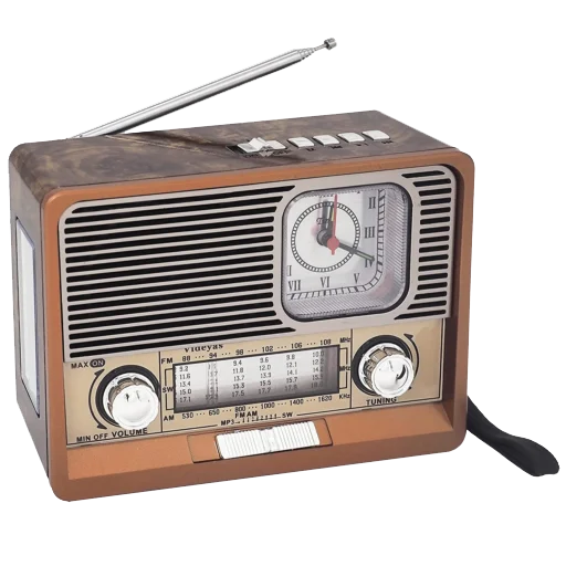 📻 Стикер «Vintage Radio» для Telegram