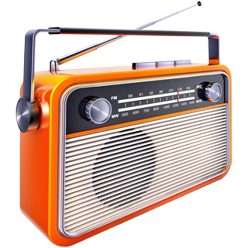 📻 Стикер «Vintage Radio» для Telegram