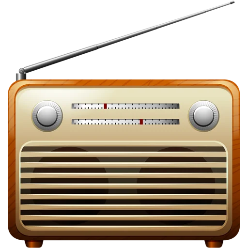📻 Стикер «Vintage Radio» для Telegram