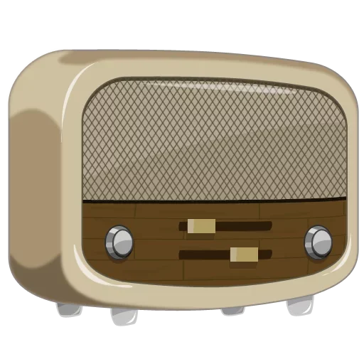 📻 Стикер «Vintage Radio» для Telegram