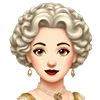 ⚜ Эмодзи «Vintage and Rococo» для Telegram