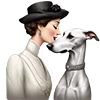 ⚜ Эмодзи «Vintage and Rococo» для Telegram