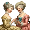 ⚜ Эмодзи «Vintage and Rococo» для Telegram
