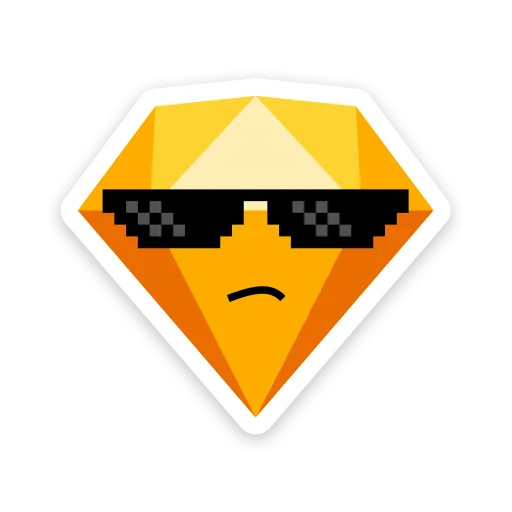 😎 Стикер «v.intr» для Telegram