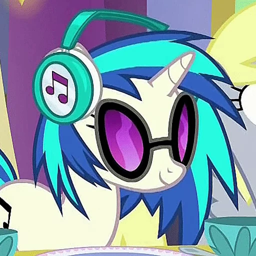 🎧 Стикер «DJ Pon-3 & Octavia Melody» для Telegram