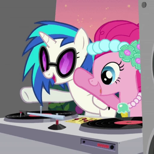 😄 Стикер «DJ Pon-3 & Octavia Melody» для Telegram