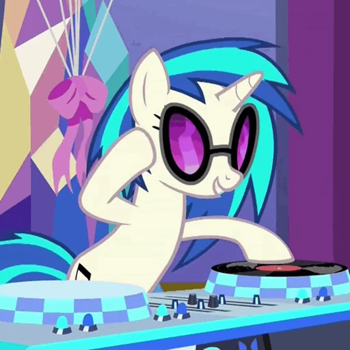😁 Стикер «DJ Pon-3 & Octavia Melody» для Telegram