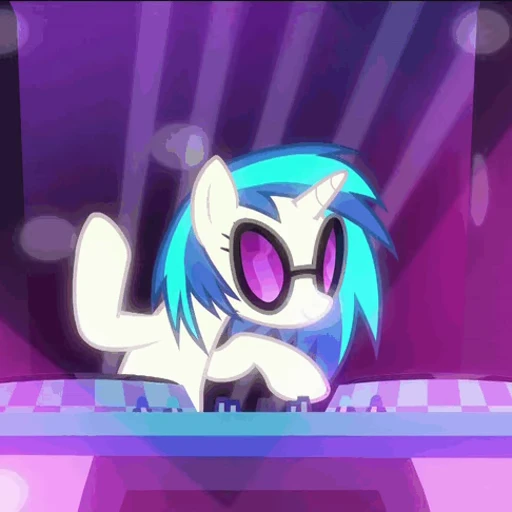 😎 Стикер «DJ Pon-3 & Octavia Melody» для Telegram
