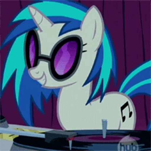 😁 Стикер «DJ Pon-3 & Octavia Melody» для Telegram