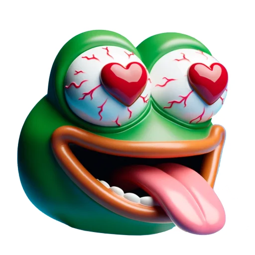 😍 Стикер «Vinyl Pepes» для Telegram