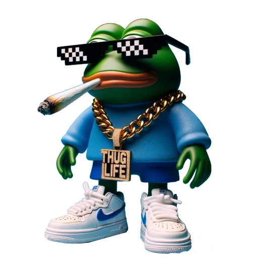 🔥 Стикер «Vinyl Pepes» для Telegram