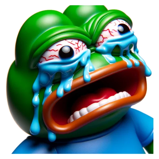 😡 Стикер «Vinyl Pepes» для Telegram