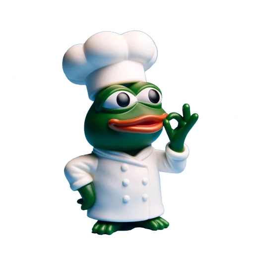 🤌 Стикер «Vinyl Pepes» для Telegram