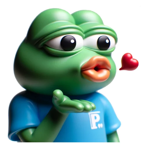😘 Стикер «Vinyl Pepes» для Telegram