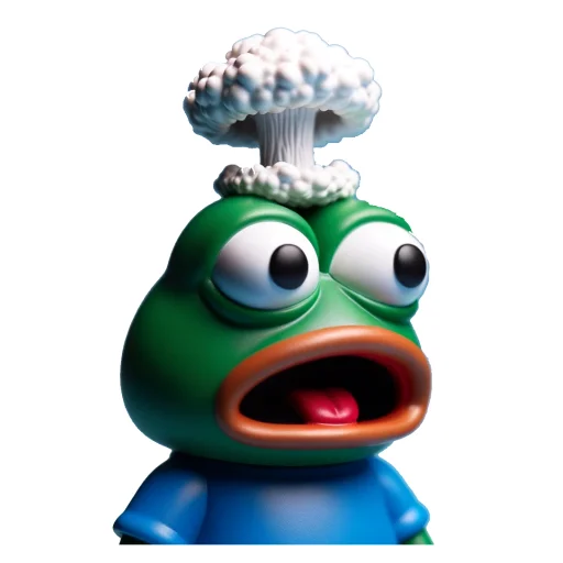 🤯 Стикер «Vinyl Pepes» для Telegram