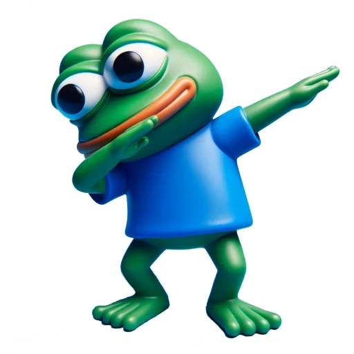 🔥 Стикер «Vinyl Pepes» для Telegram