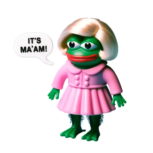 🫃 Стикер «Vinyl Pepes» для Telegram