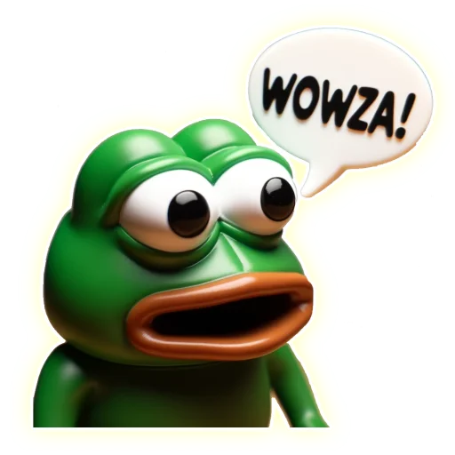 🤩 Стикер «Vinyl Pepes» для Telegram