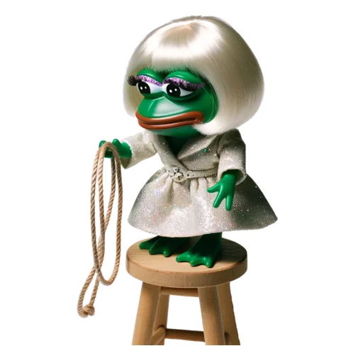 🏳️‍⚧️ Стикер «Vinyl Pepes» для Telegram