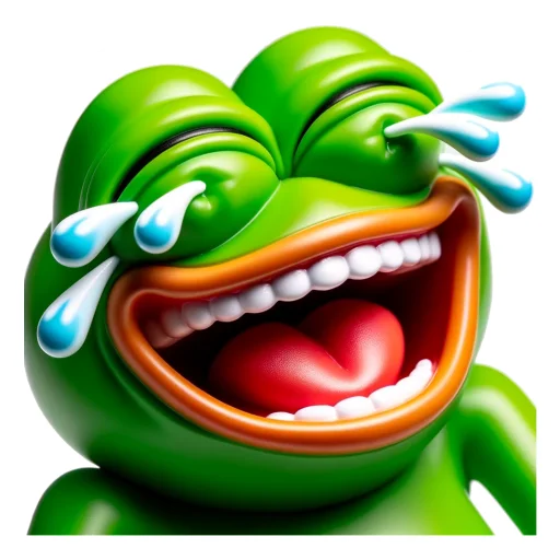 😂 Стикер «Vinyl Pepes» для Telegram