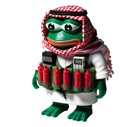 💣 Стикер «Vinyl Pepes» для Telegram