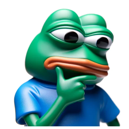 🤔 Стикер «Vinyl Pepes» для Telegram