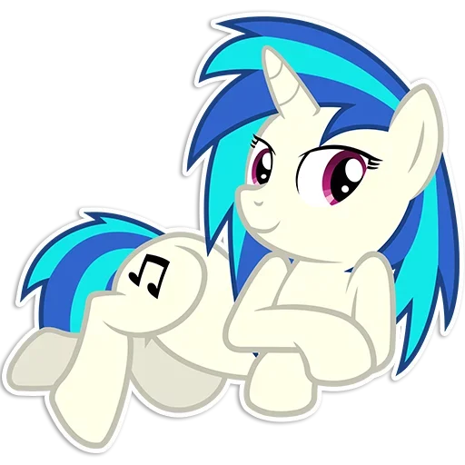 😏 Стикер «Vinyl Scratch» для Telegram