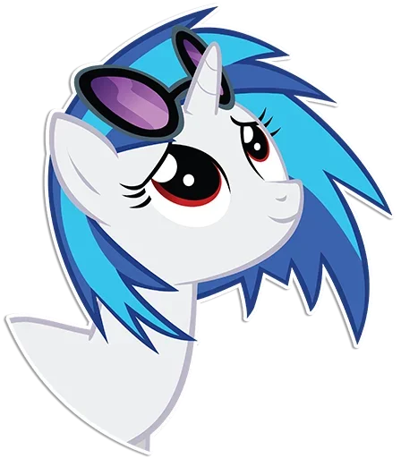 🙂 Стикер «Vinyl Scratch» для Telegram