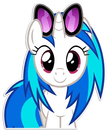 🙂 Стикер «Vinyl Scratch» для Telegram