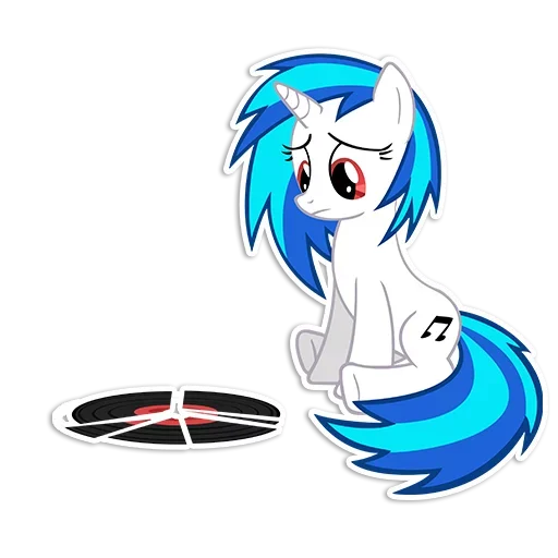 😔 Стикер «Vinyl Scratch» для Telegram