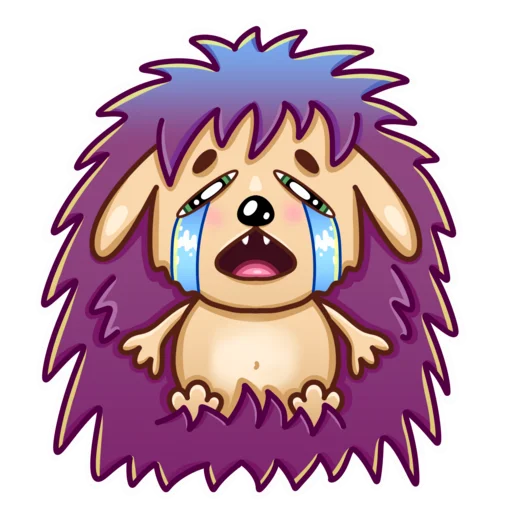 😭 Стикер «Ёжик» для Telegram