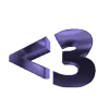 Стикер 8 𝑉𝑖𝑜𝑙𝑒𝑡 𝑀𝑜𝑜𝑛𝑙𝑖𝑔ℎ𝑡