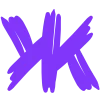 💜 Эмодзи «Фиолетовый алфавит» для Telegram
