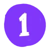 1️⃣ Эмодзи «Фиолетовый алфавит» для Telegram