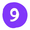 9️⃣ Эмодзи «Фиолетовый алфавит» для Telegram