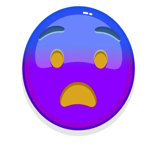 😨 Стикер «Violet Emoji» для Telegram