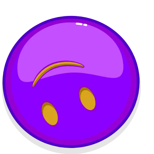 🙃 Стикер «Violet Emoji» для Telegram