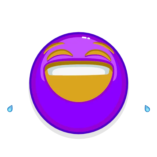 😂 Стикер «Violet Emoji» для Telegram