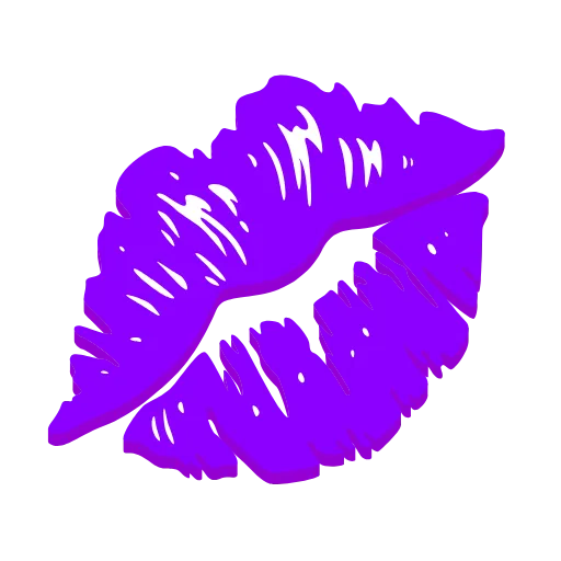 💋 Стикер «Violet Emoji» для Telegram
